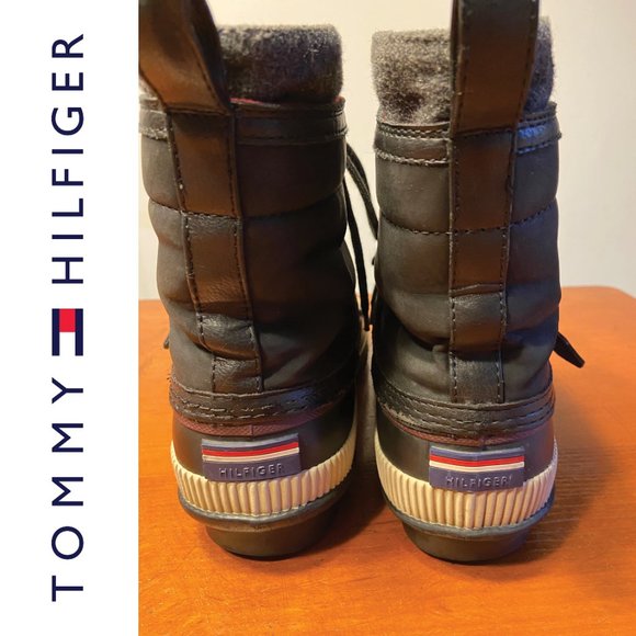EUC Tommy Hilfiger Winter Snow Boots Sz 9 - Picture 2 of 6